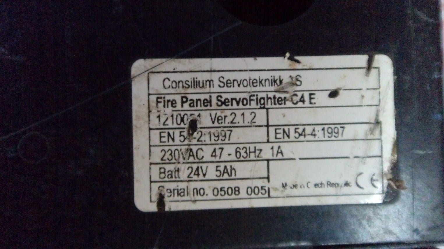 Servoteknikk servo fighter c4e alarm control panel