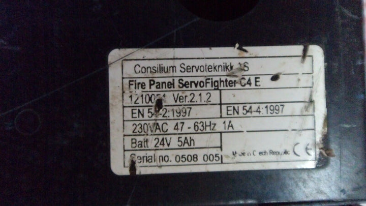 Servoteknikk servo fighter c4e alarm control panel