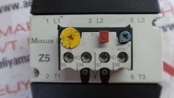 MOELLER Z5 100 FF250 MOTOR OVERLOAD RELAY