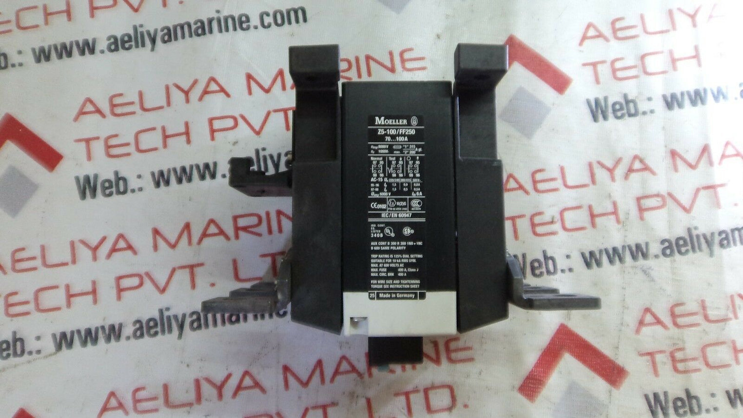 MOELLER Z5 100 FF250 MOTOR OVERLOAD RELAY