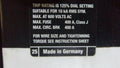 MOELLER Z5 100 FF250 MOTOR OVERLOAD RELAY