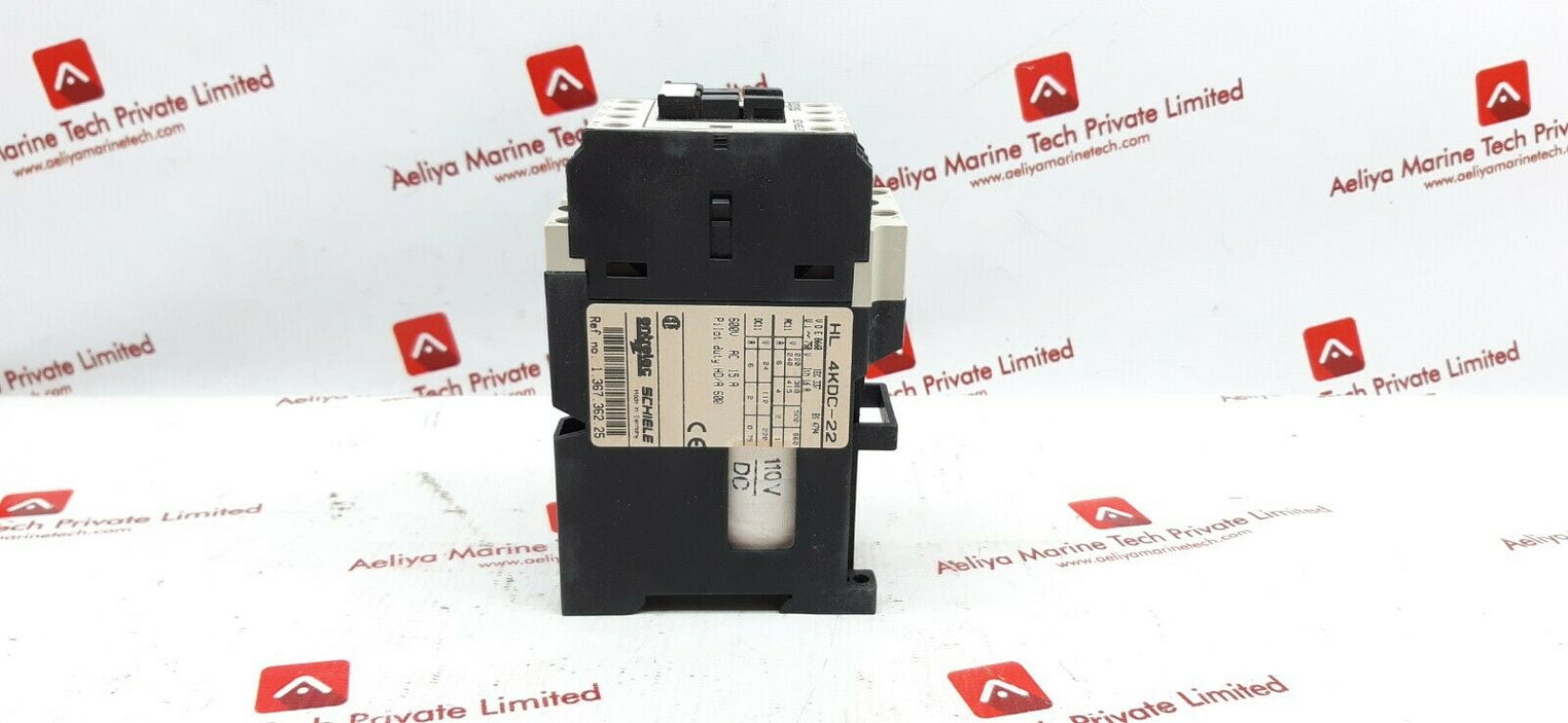 Entrelec Schiele Hl4Kdc-22 Control Relay