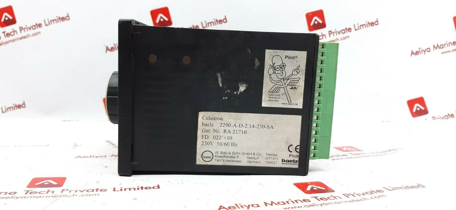 baelz automatic wbs 2290-a-d-2.14-230.sa temperature controller