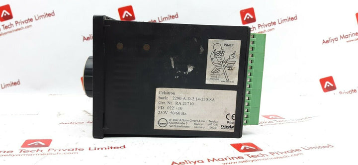 baelz automatic wbs 2290-a-d-2.14-230.sa temperature controller