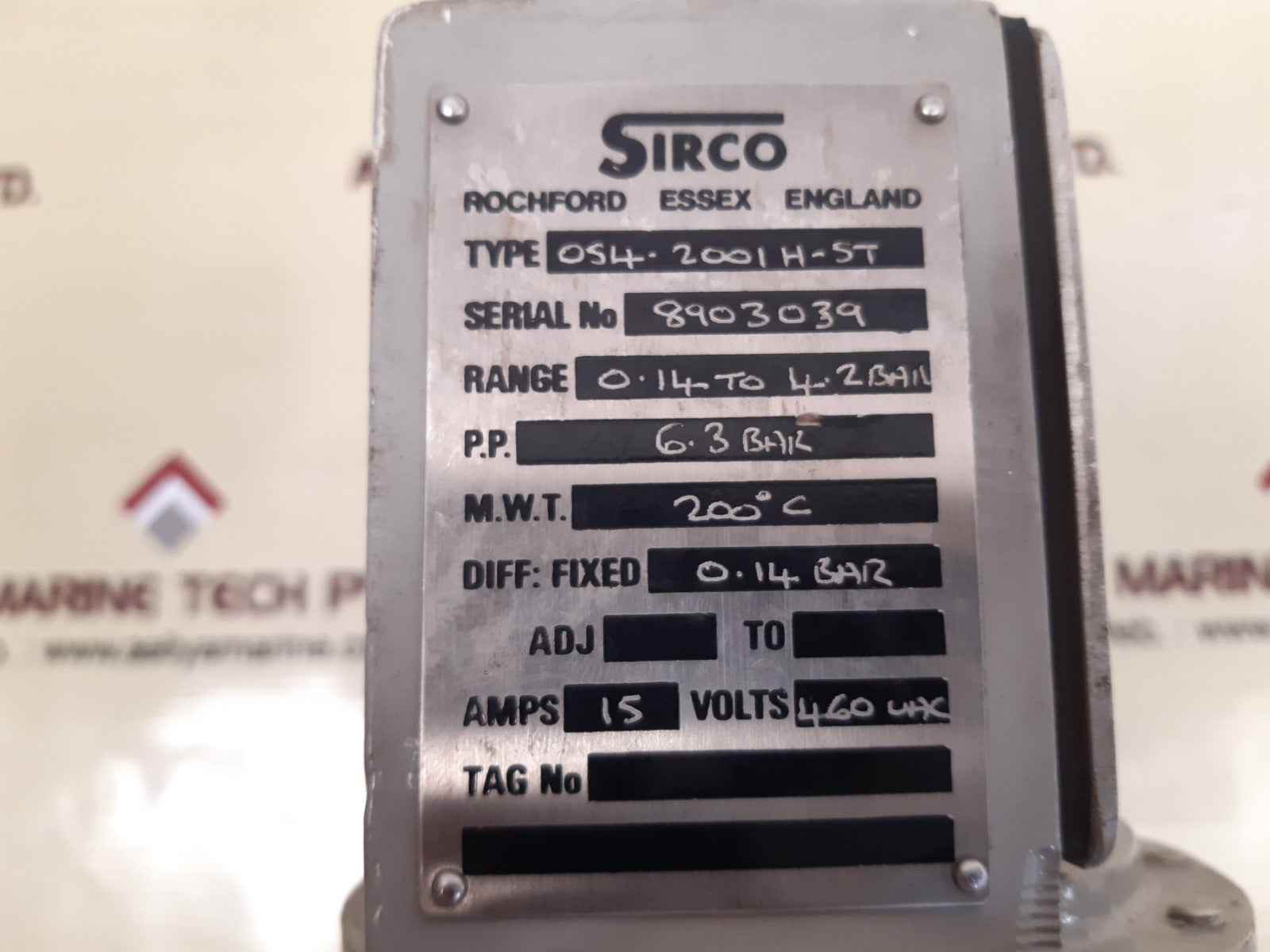Sirco series 2000 control switch 
