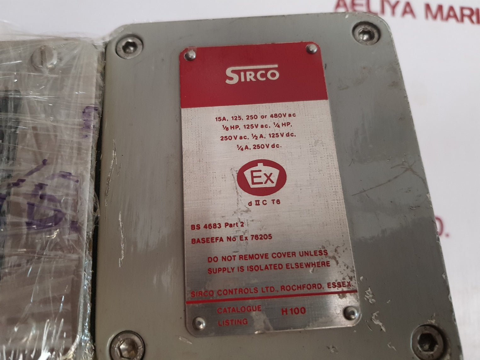 Sirco series 2000 control switch 