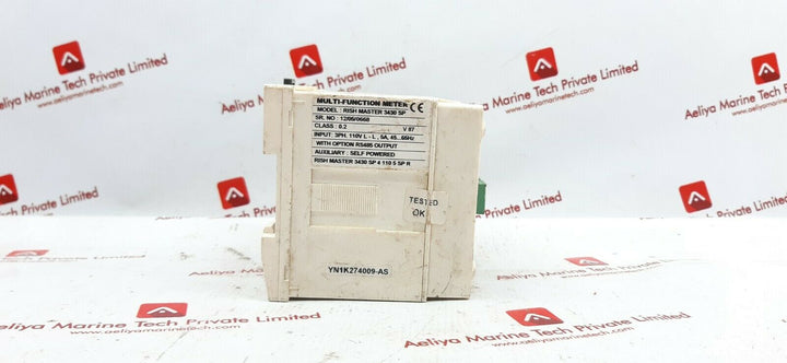 Rish master 3430 sp multi function meter 3ph.110v l-l,5a,45...65hz