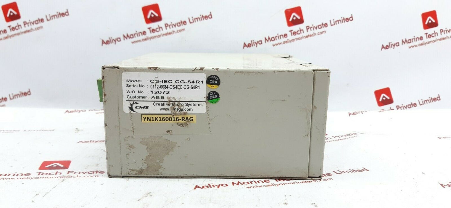 Creative micro systems cs-ies-cg-s4r1 communication gateway yn1k160016-rag