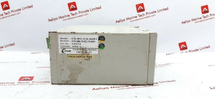 Creative micro systems cs-ies-cg-s4r1 communication gateway yn1k160016-rag