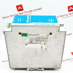 Paramount p-or-24-05-s1 or-ing diode unit 24vdc-05a