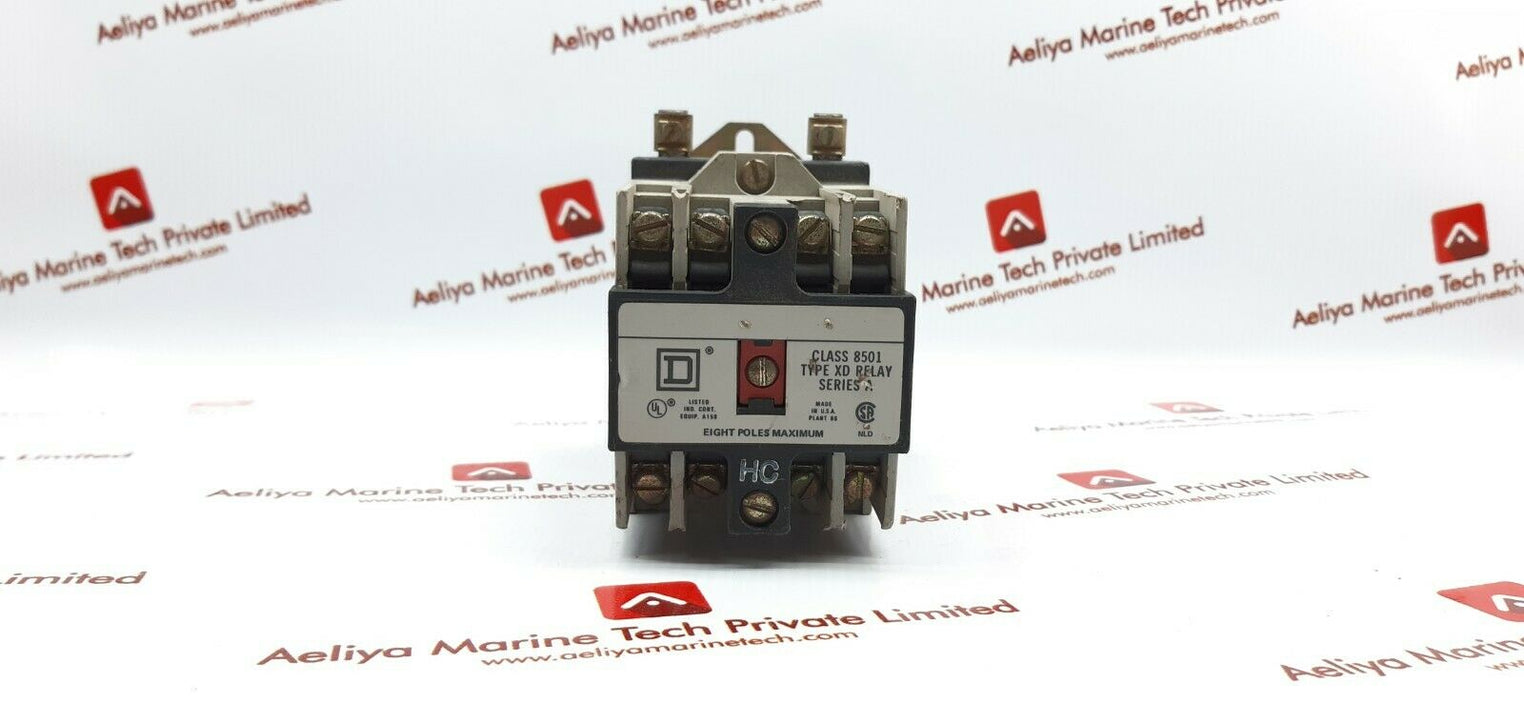 Square D 8501 xd0-20 industrial control relay ser.A
