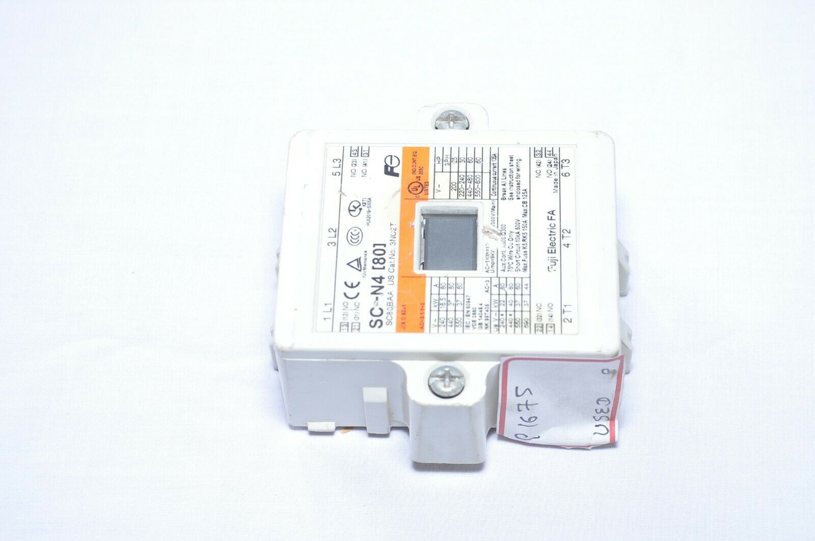 Fuji sc-n4(80) motor starter sc80baa