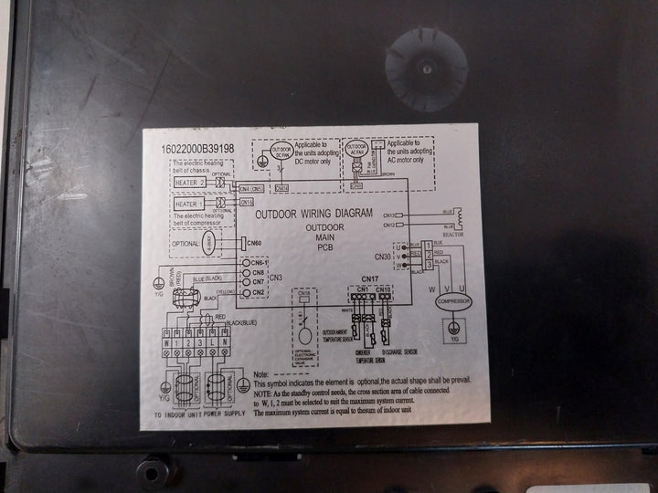 17122000036588 Kfr-72W/Bp2 Main Control Board Kit 17122000A16197