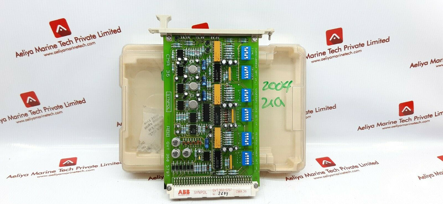 Abb synpol cma36 pcb card gvt 360 5797