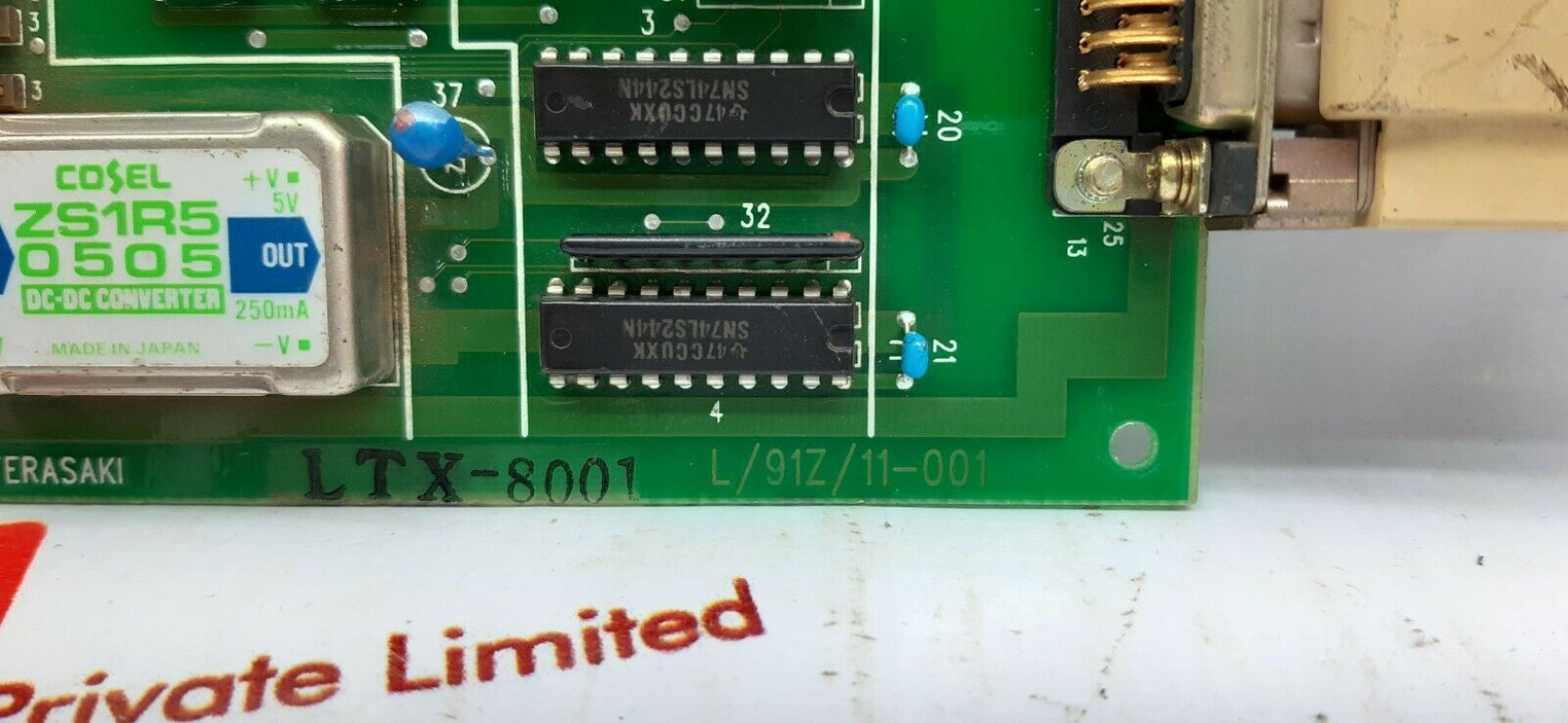 Terasaki ltx-8001 converter module ttl/rs-422 l/91z/11-001