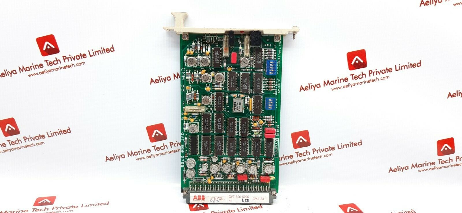 Abb synpol cma 33 pcb card gvt 360 5796