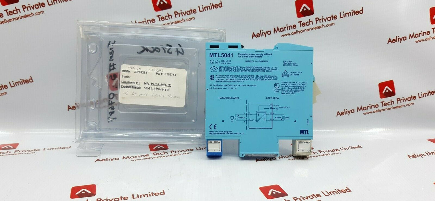 Measurement technology Mtl5041 repeater power supply 4/20ma