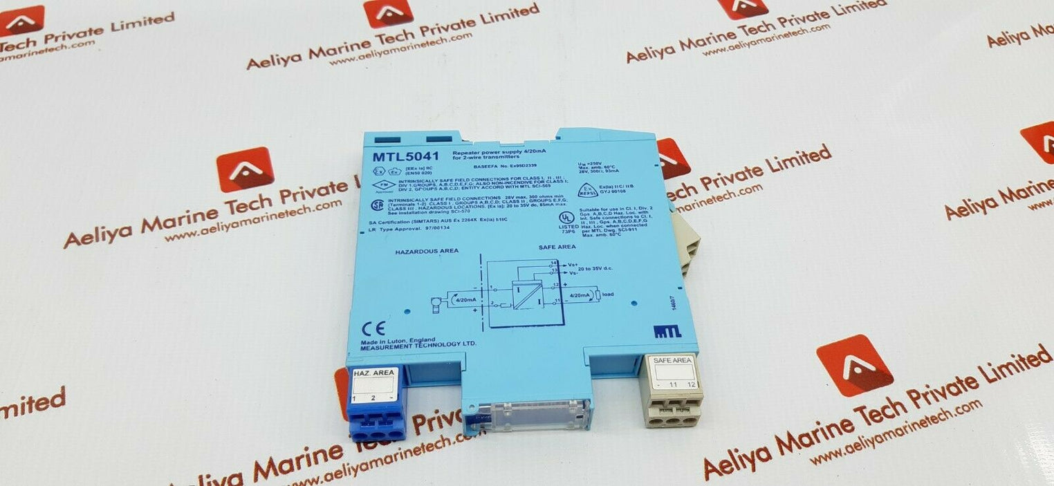 Measurement technology Mtl5041 repeater power supply 4/20ma