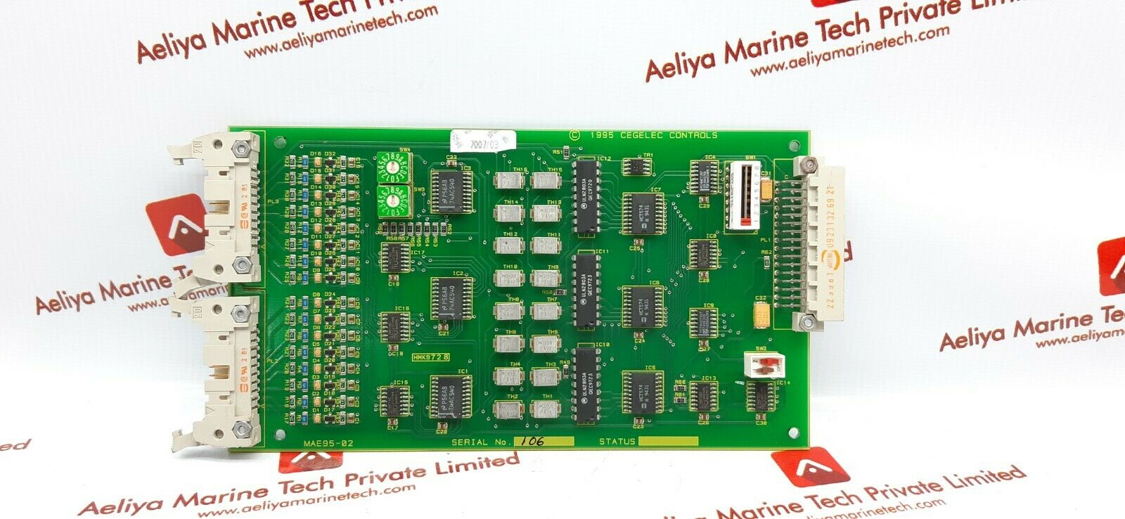 Cegelec controls mae95-02 pcb card