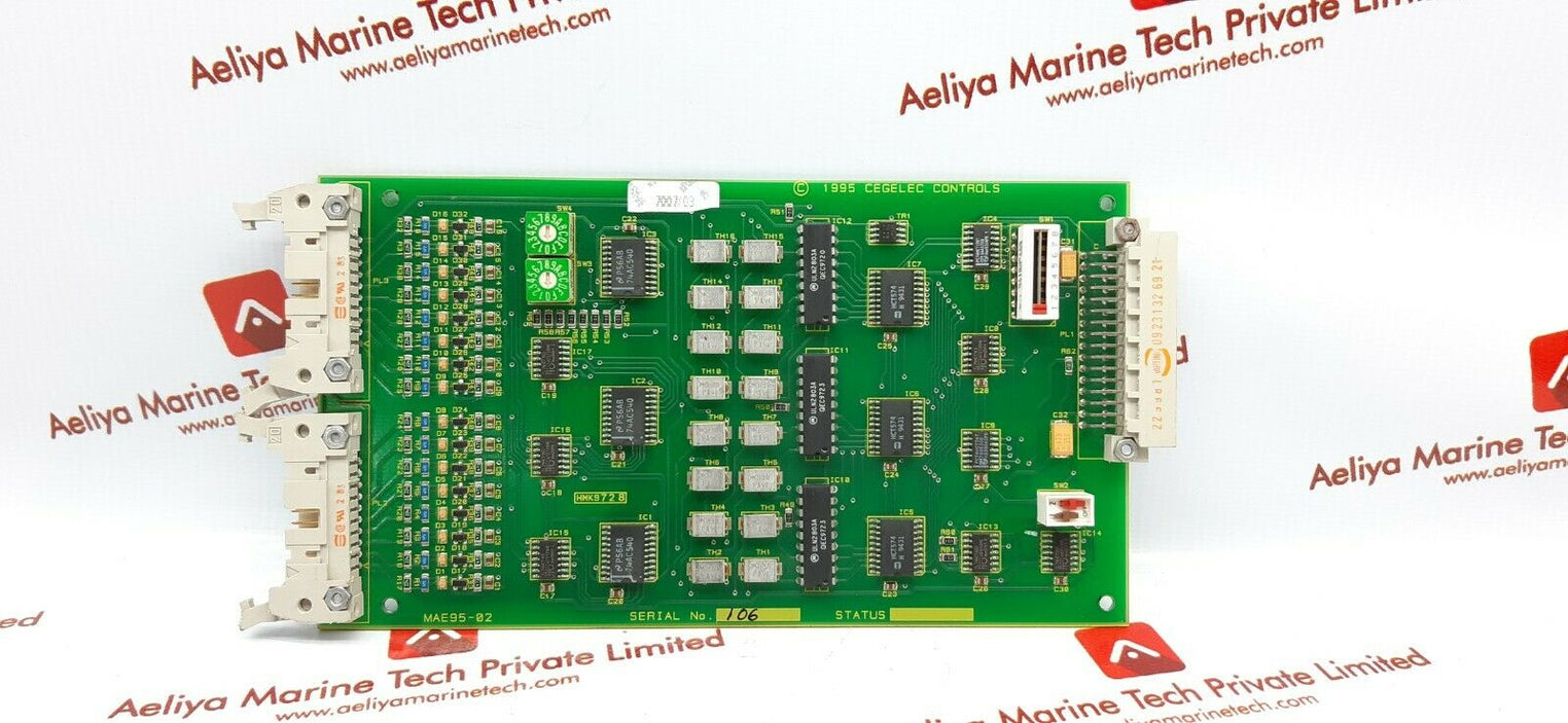 Cegelec controls mae95-02 pcb card