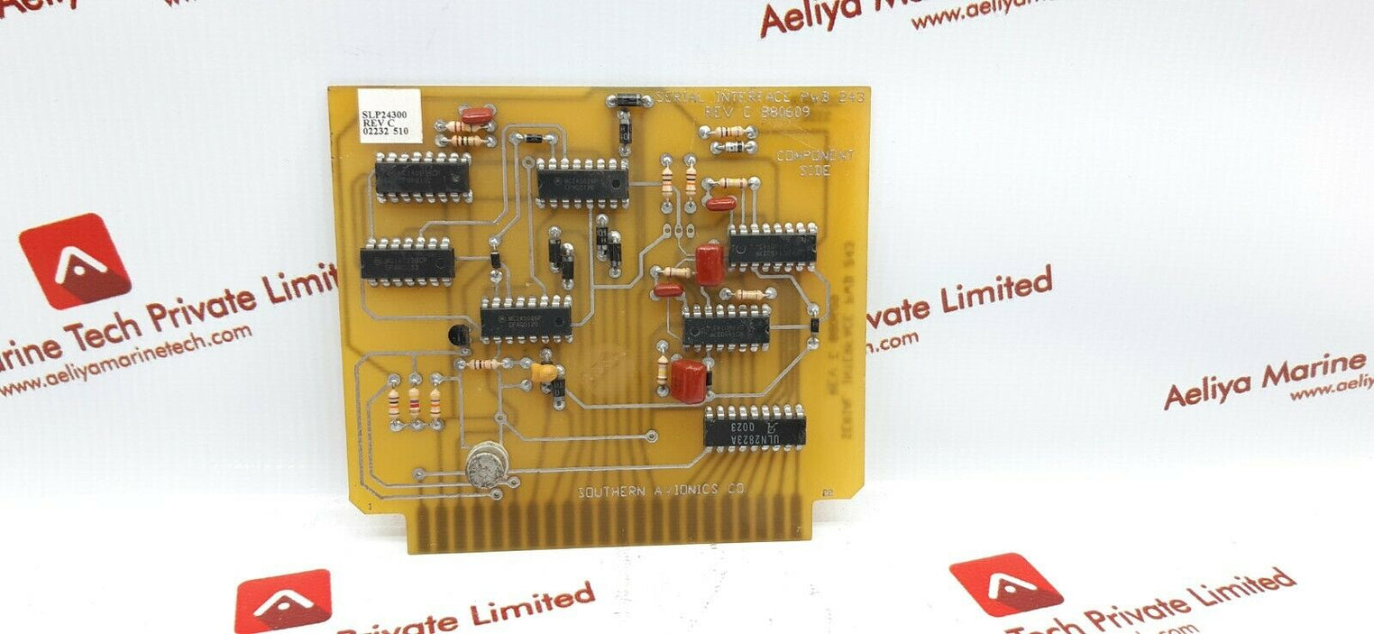 Southern avionics pwb 243 pcb card rev.c 880609