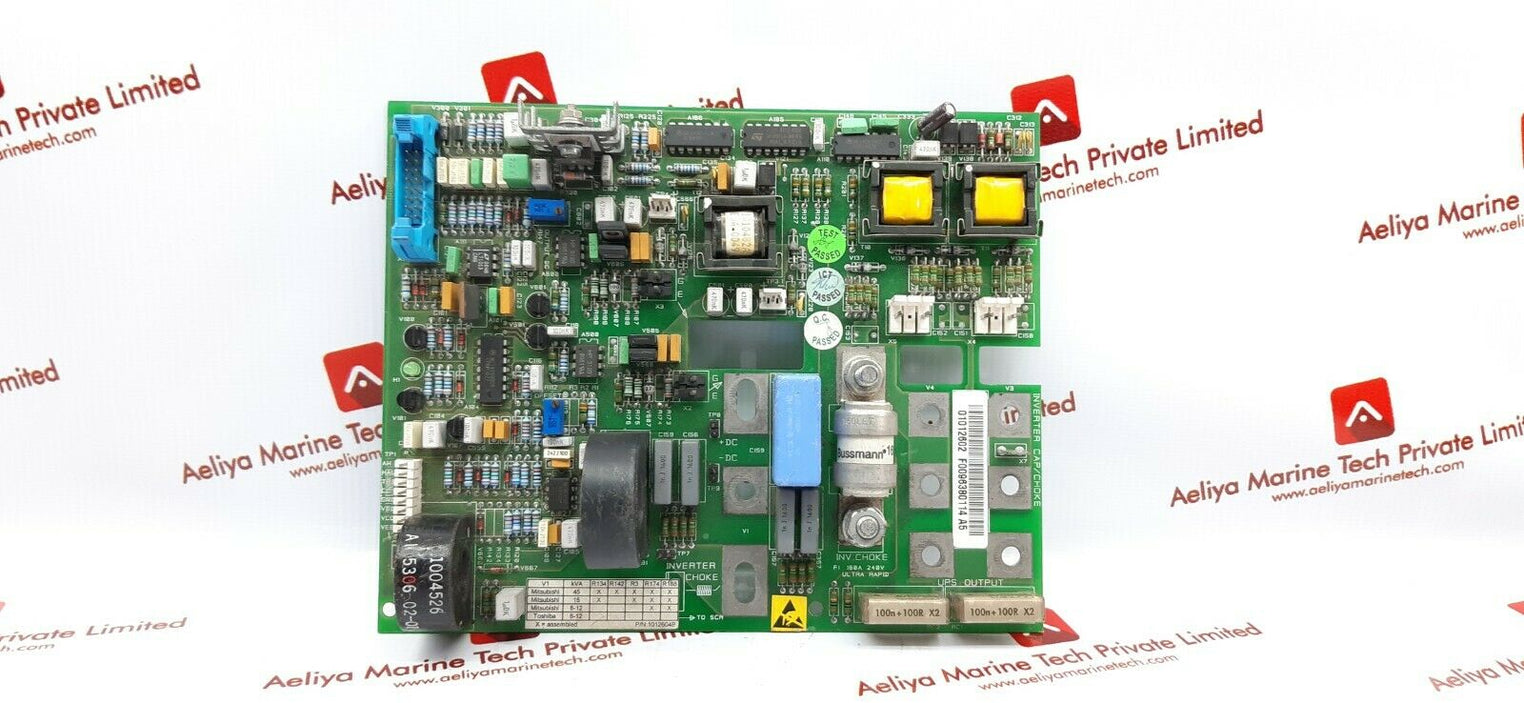 Inverter cap/choke 1012604B ee/fin card