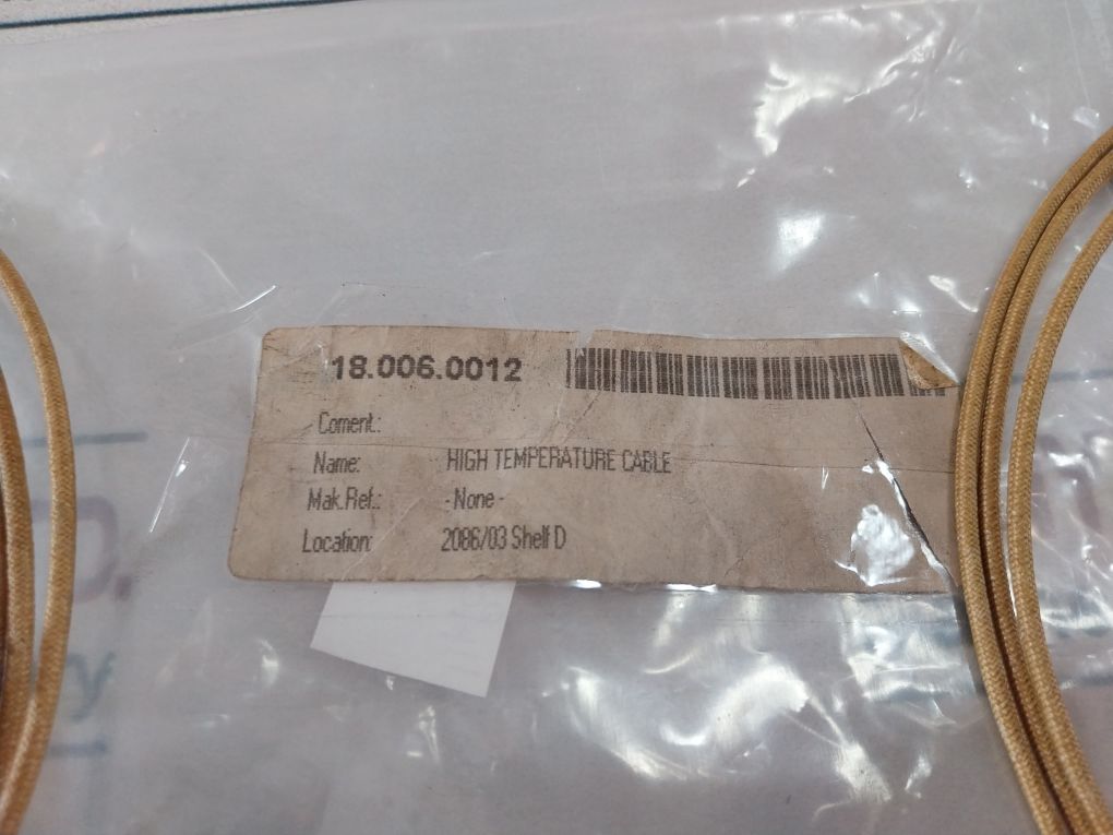Lot Of 14X High Temperature Cable 18.006.0012