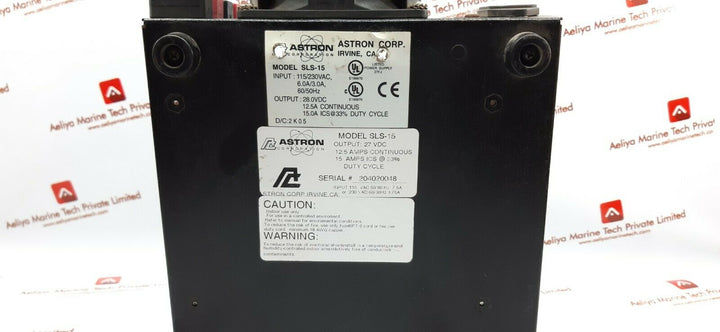 Astron sls-15 switching power supply