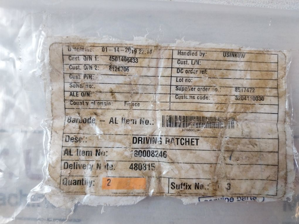 Lot of 2x 180008246 Driving Ratchet