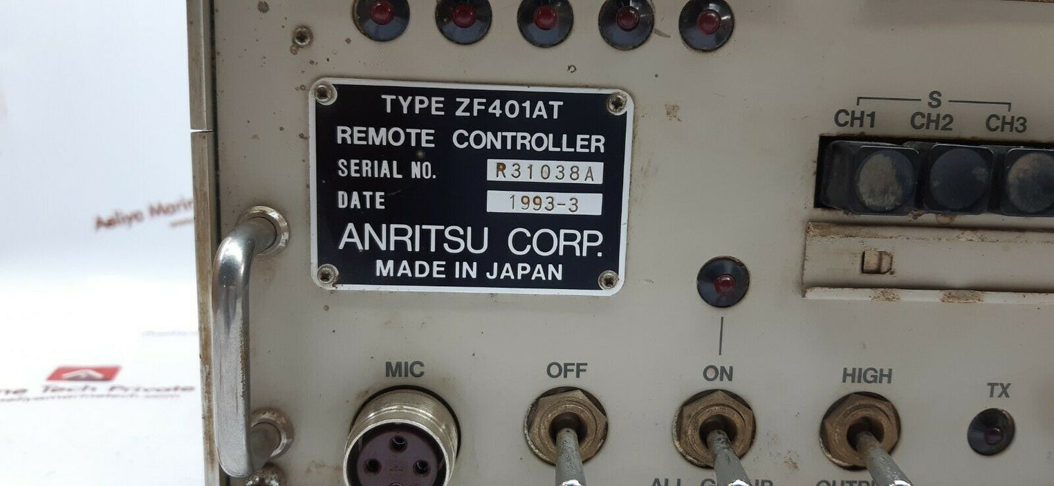 Anritsu zf401at remote controller
