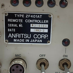 Anritsu zf401at remote controller