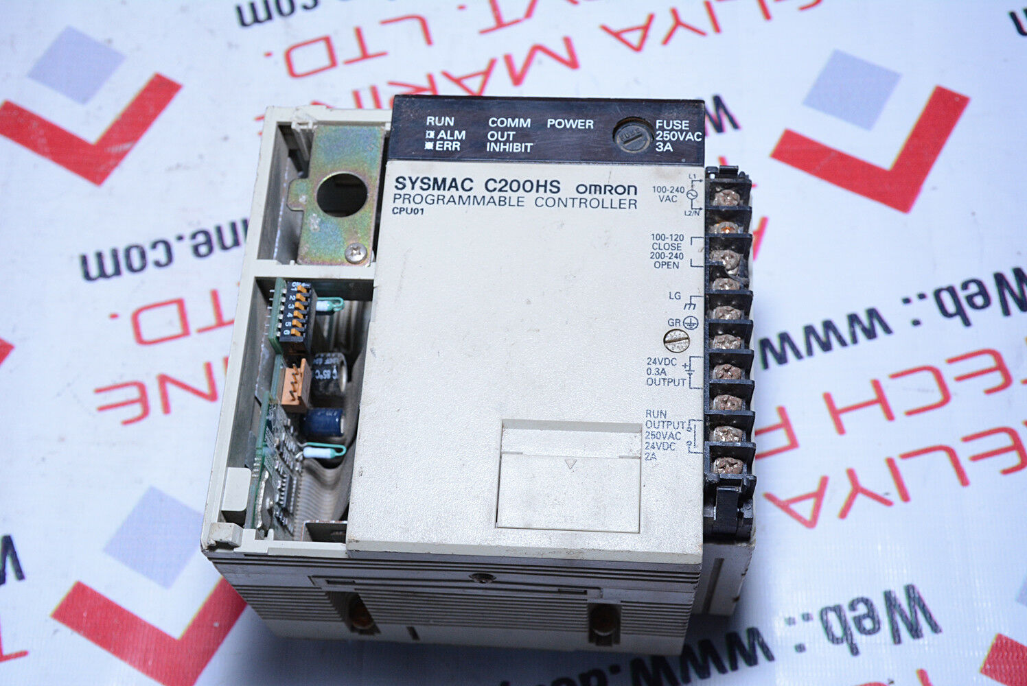 Omron sysmac c200hs programmable controller cpu01