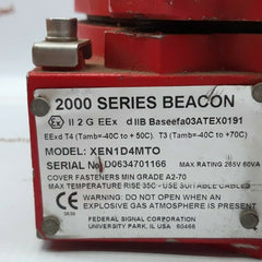 Federal signal xen1 2000 series beacon xen1d4mto