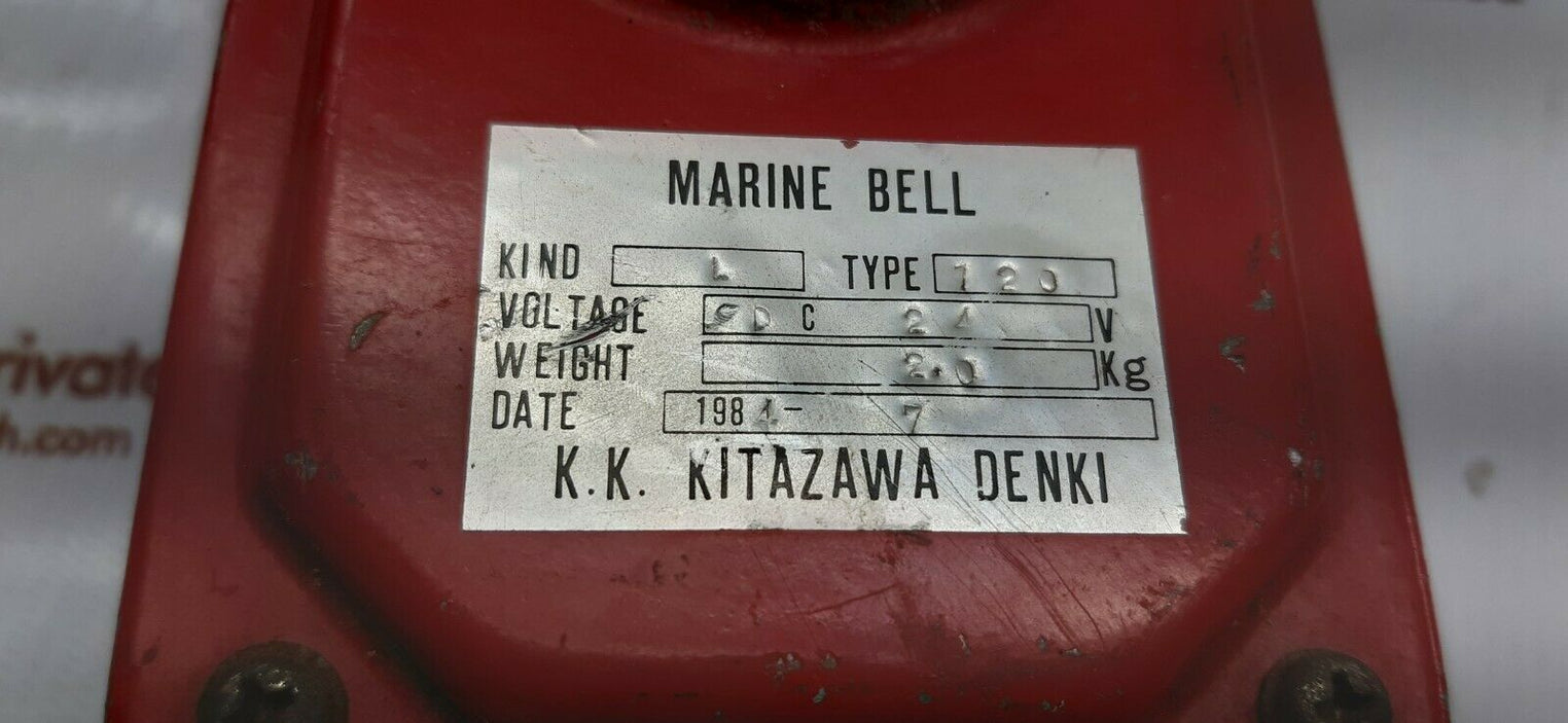 K.k.kitazawa 120 fire alarm bell