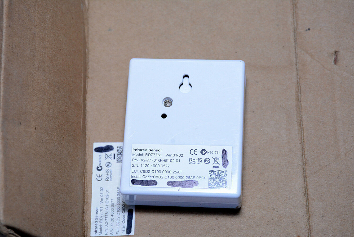 Honeywell Rd77761 Infrared Sensor A2 777 61G He 102 1