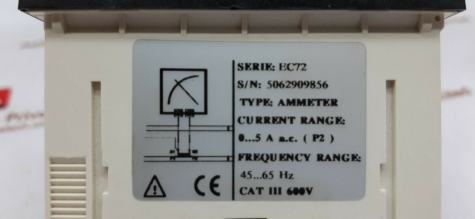 Zurc ec72.../5a ammeter