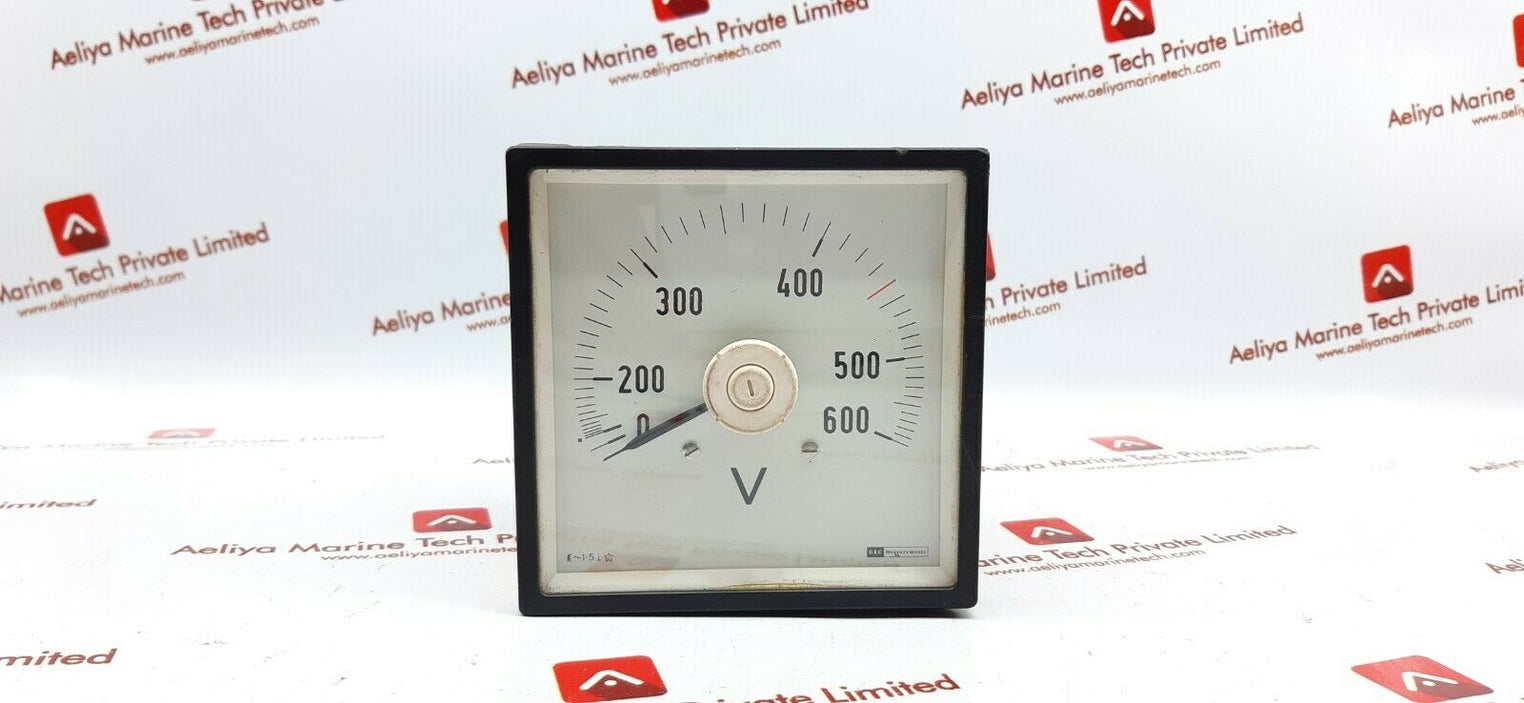 Gec measurements vi45l4d074 volt meter 0 to 600