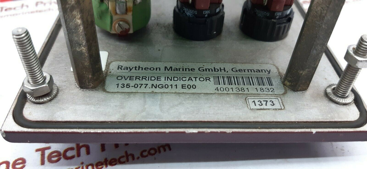 Raytheon marine anschutz 135-077.ng011 e00 override indicator