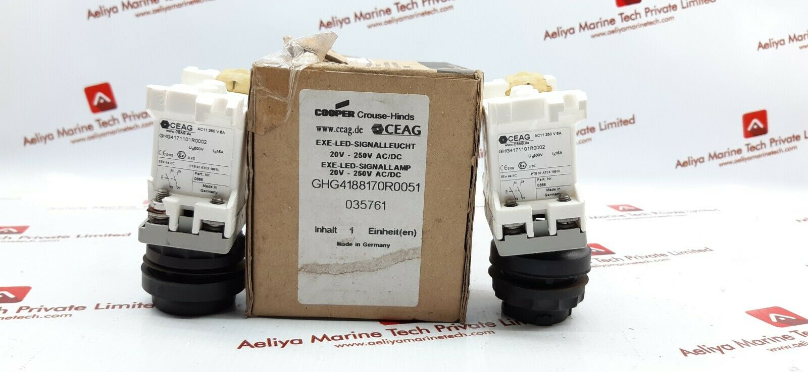 Ceag crouse-hinds ghg4171101r0002 pressure button