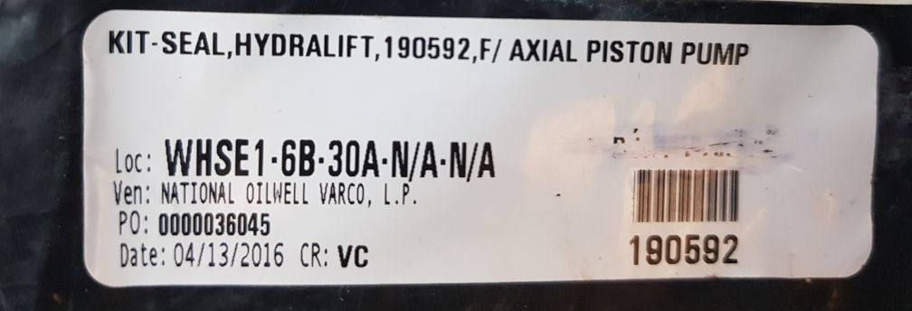 190592,F Axial Piston Pump Seal-kit