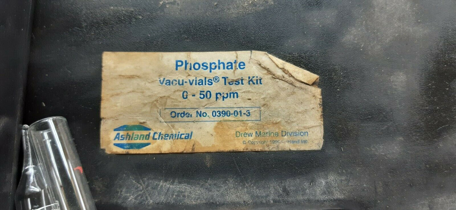 Ashland chemical phosphate ortho 0-50 ppm vacu-vials instrumental kit