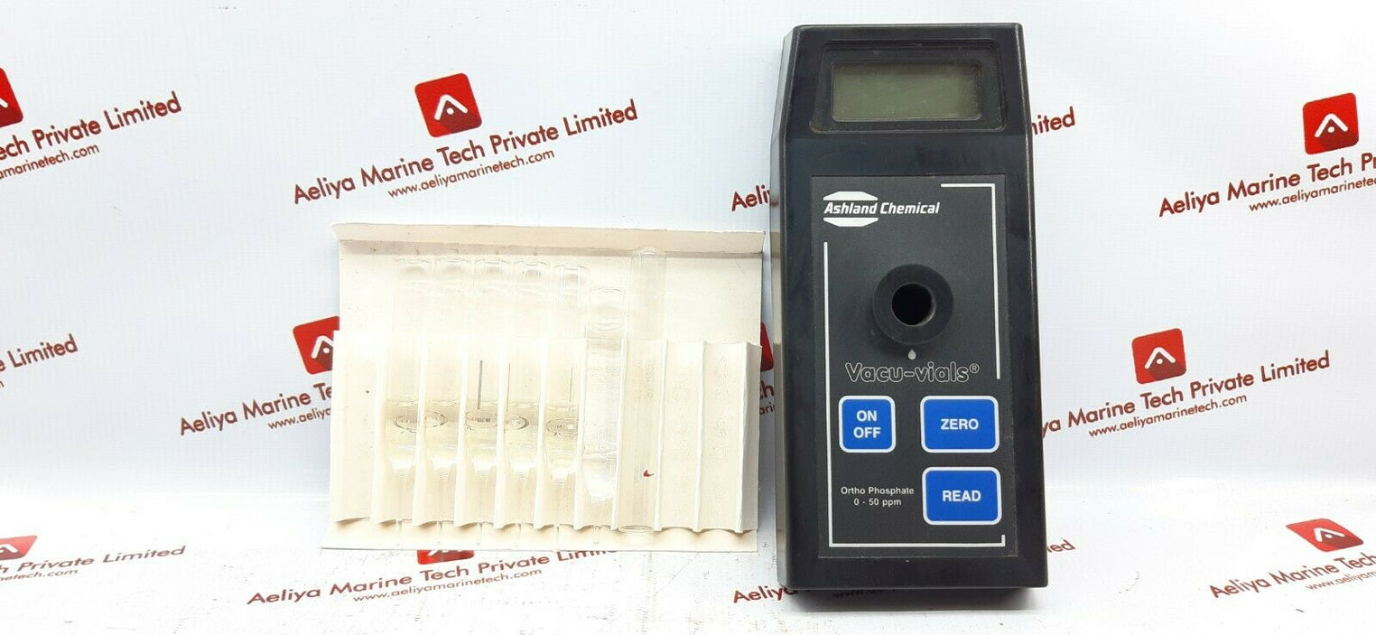 Ashland chemical phosphate ortho 0-50 ppm vacu-vials instrumental kit