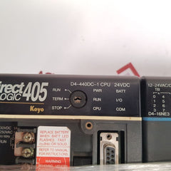 Automation Direct D4-440Dc-1,D4-16Ne3,D4-16Tr,F4-04Da,H4-ecom-f,D4-fill