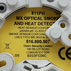 Thorn 811ph mx optical smoke and heat detector