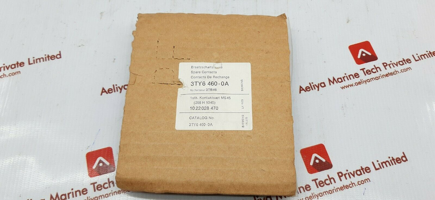 Siemens 3ty6 460-0A spare contacts
