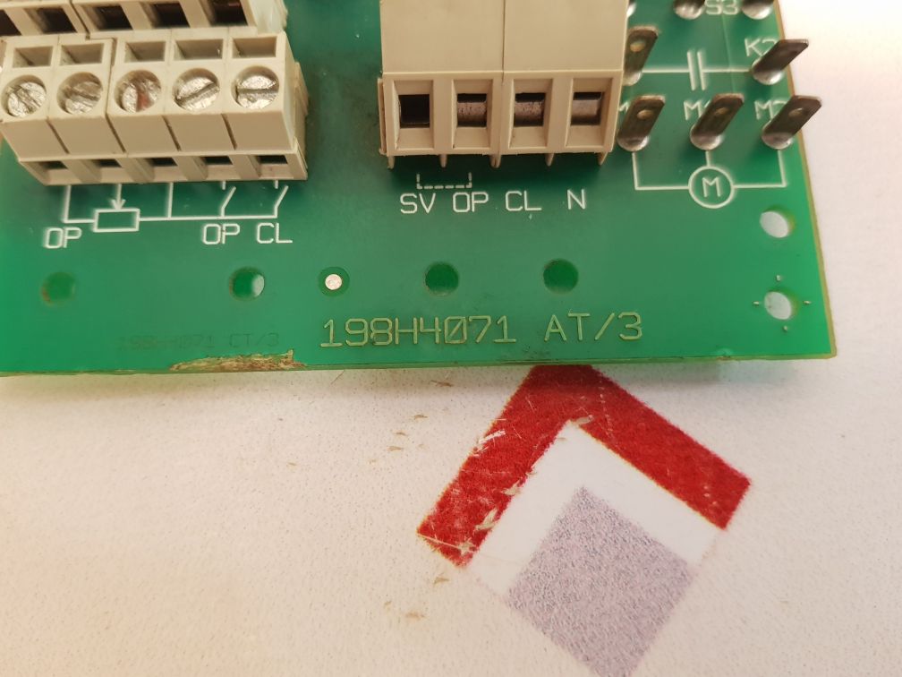 198H4071 At/3 Pcb Card Used