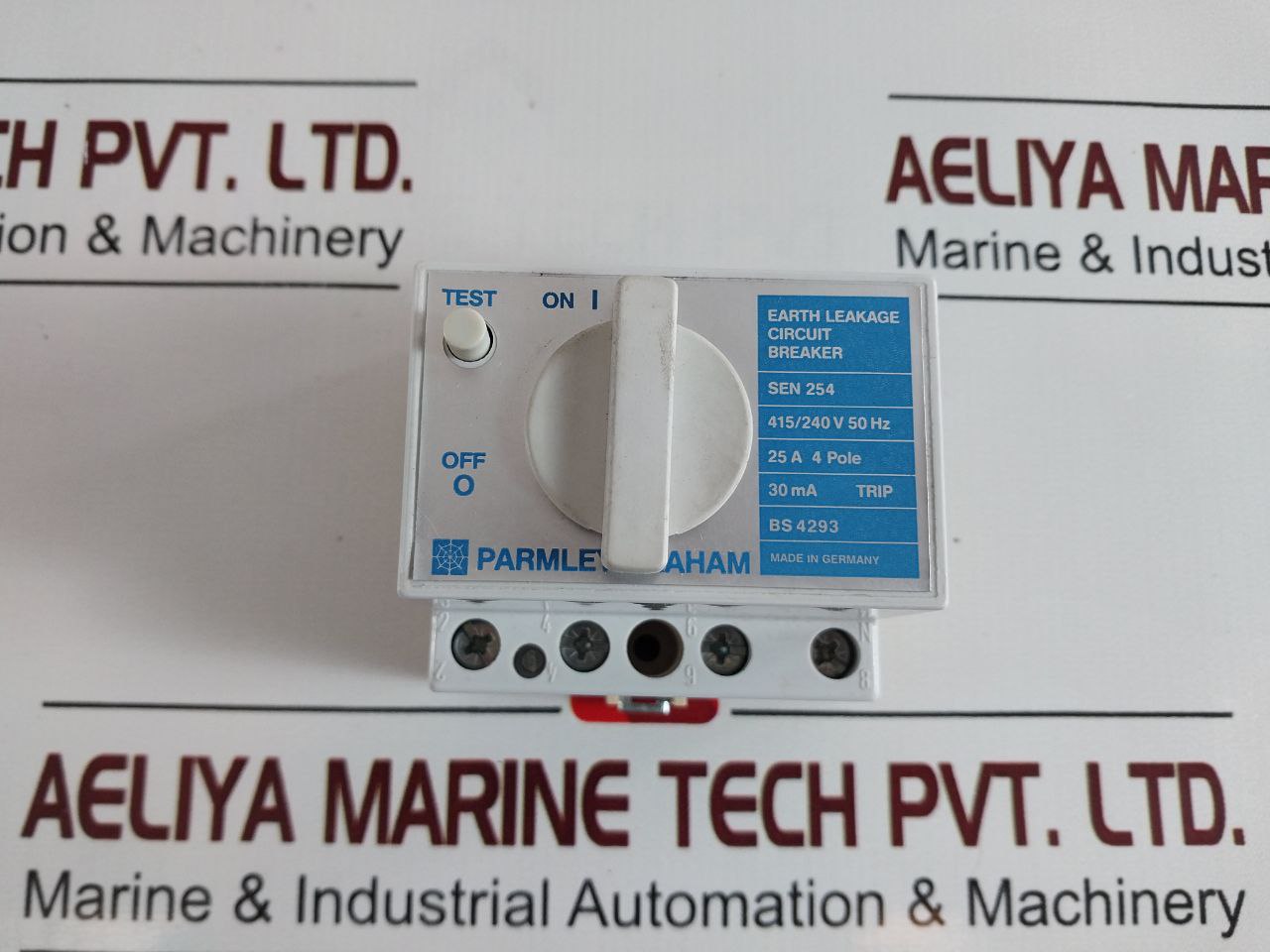 Schupa/parmley graham sen 254 earth leakage circuit breaker