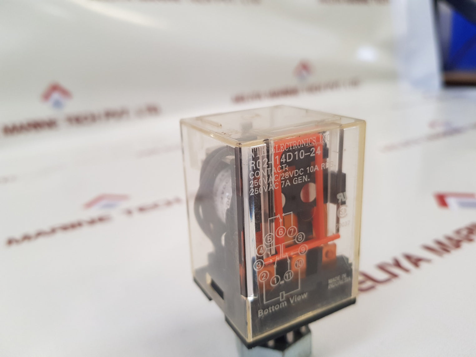 Nte R02-14D10-24 Relay 250Vac/28Vdc 10A Res.