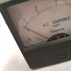 Simpson 2152 A.C. Amperes 0 To 5 R.M.S.
