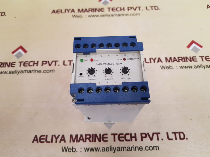 Selco g3600 voltage relay g3600-00